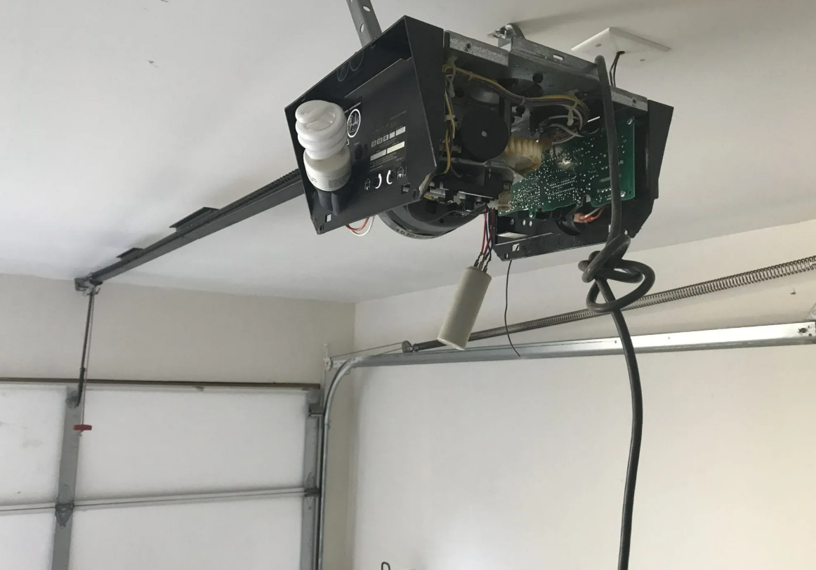 Professional technician performing garage door opener repair in Bradenton - Top-rated Garage Door Repair Services by Garage Door Repair Bradenton LLC